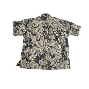 Tori Richard Honolulu Hawaiian Floral Luau Cotton S/S Mens Large Button Up Shirt